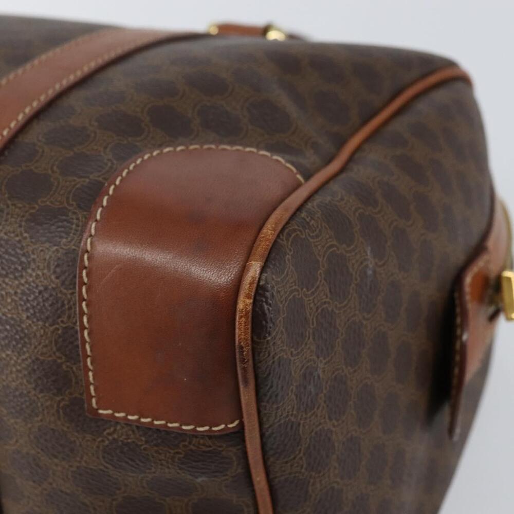 CELINE Macadam Canvas Hand Bag PVC Leather Brown Gold Auth ka572 - Picture 16 of 16